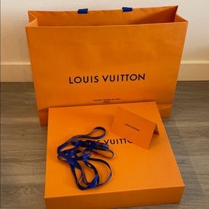 Empty LV box and bag